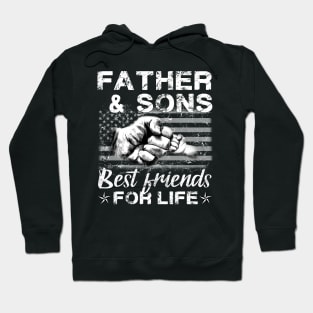 Father and Sons Best Friends for Life Family Matching Family Hoodie